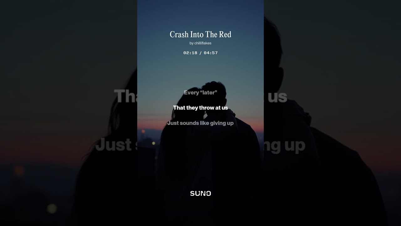 Crash Into The Red &ndash; Emotional Dark Pop Rock Anthem | chilliFlakes