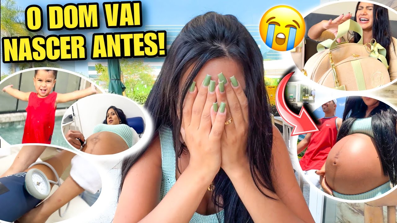 O DOM VAI NASCER ANTES!!! 😱🥹👶🏻 *minha rotina no final da gestação*