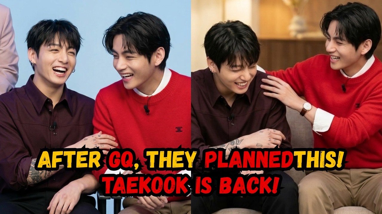 The Secret Moment After GQ Between Taehyung and Jungkook.!