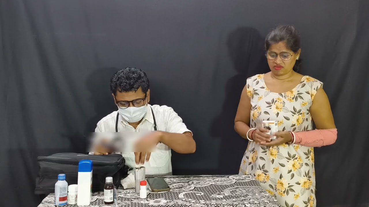 Doctor patient video  #injection video #funny injection