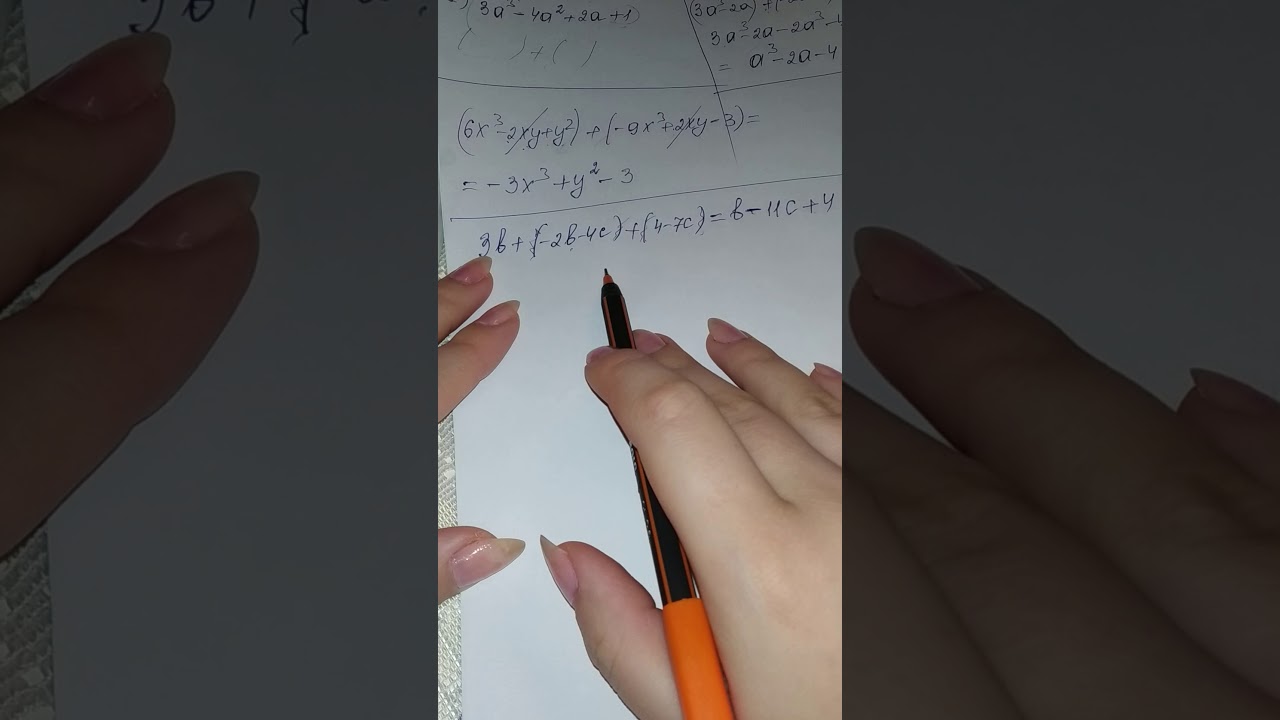 Çoxhədli.Çoxhədlinin standart şəkli.