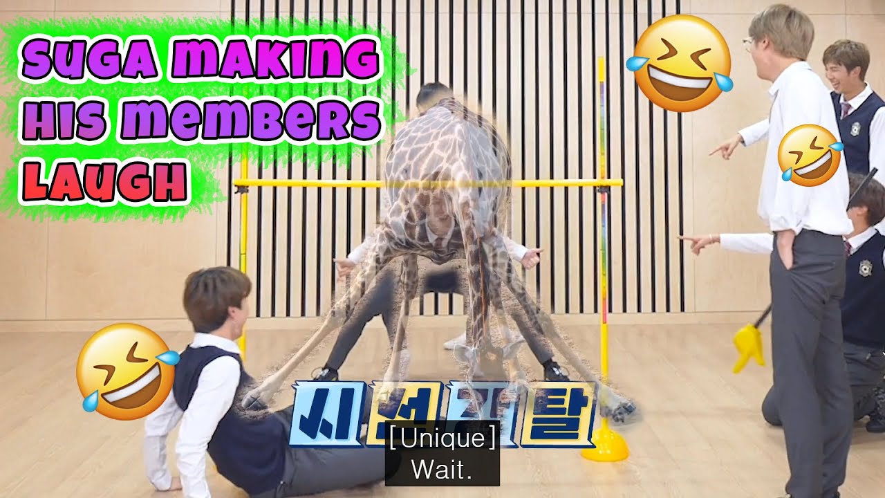 BTS Suga making his members laugh