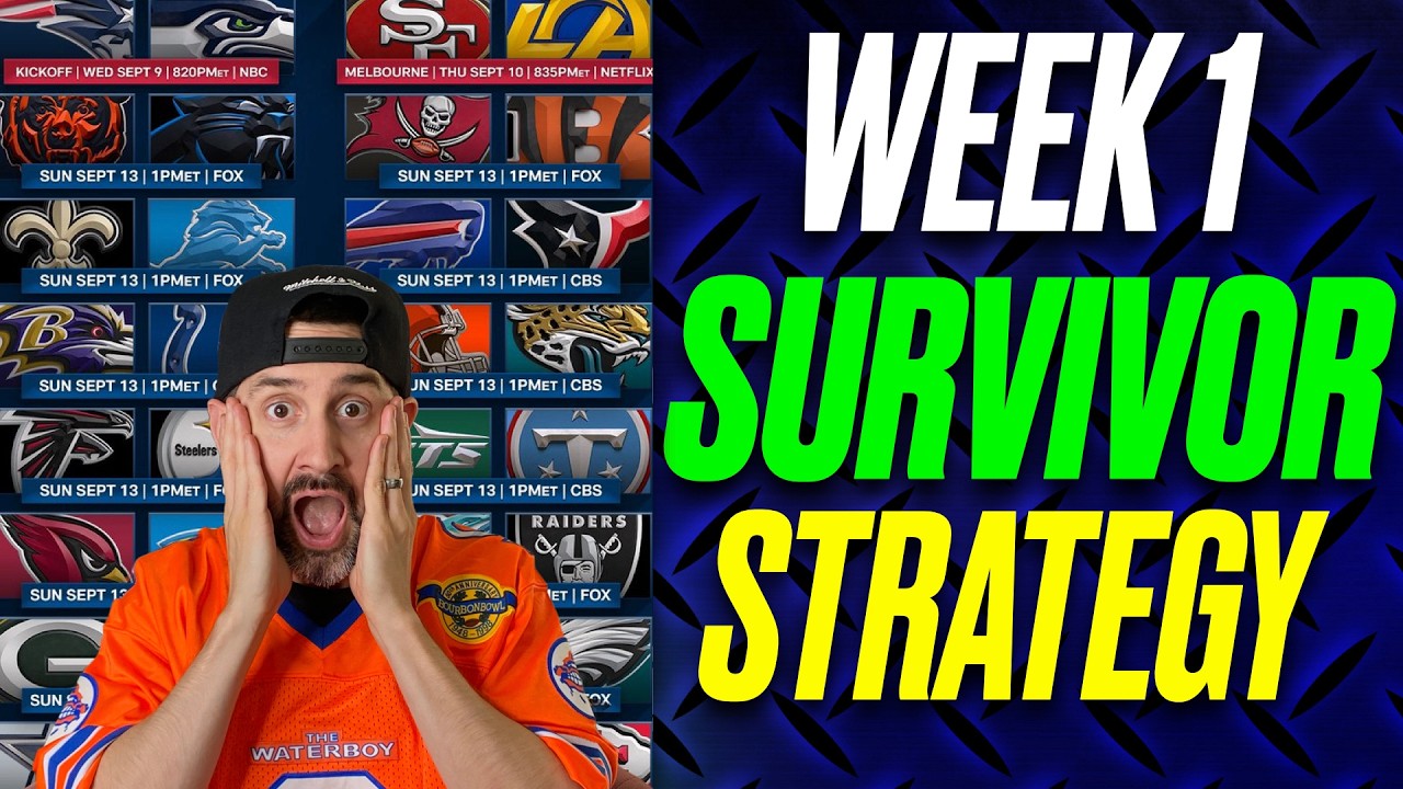 NFL: 1-я неделя, прогнозы и стратегия для Survivor Pool | ВСЕ МОИ ВЫБОРЫ