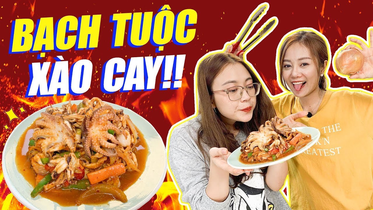 Vào bếp cùng Hải Yến: Bạch Tuộc Mini xào kiểu Hàn Quốc !