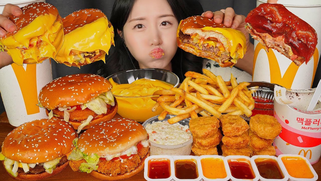ЕДА ДЛЯ БЕРЕМЕННЫХ🍔 МАКДОНАЛЬДС БУРГЕР(+СЫР) АСМР ЗВУКИ ЕДЫ МУКБАНГ MUKBANG BURGER