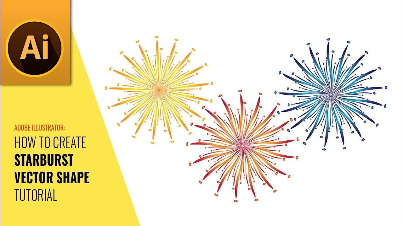 How to Create Decorative Starburst Shapes in Adobe Illustrator