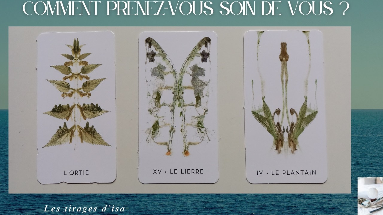 Comment prenez-vous soin de vous?