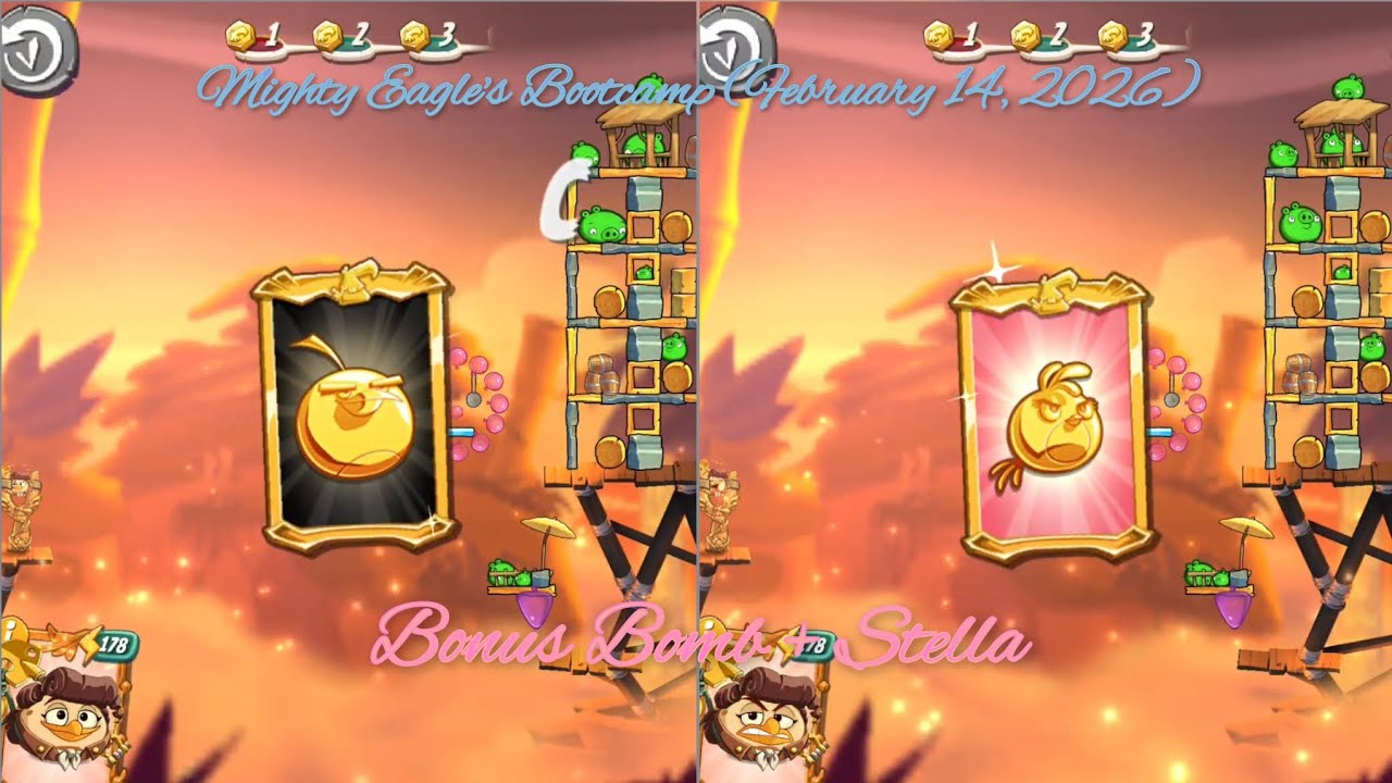 Angry Birds 2: MEBC (February 14, 2026) (Bonus Bomb + Stella)