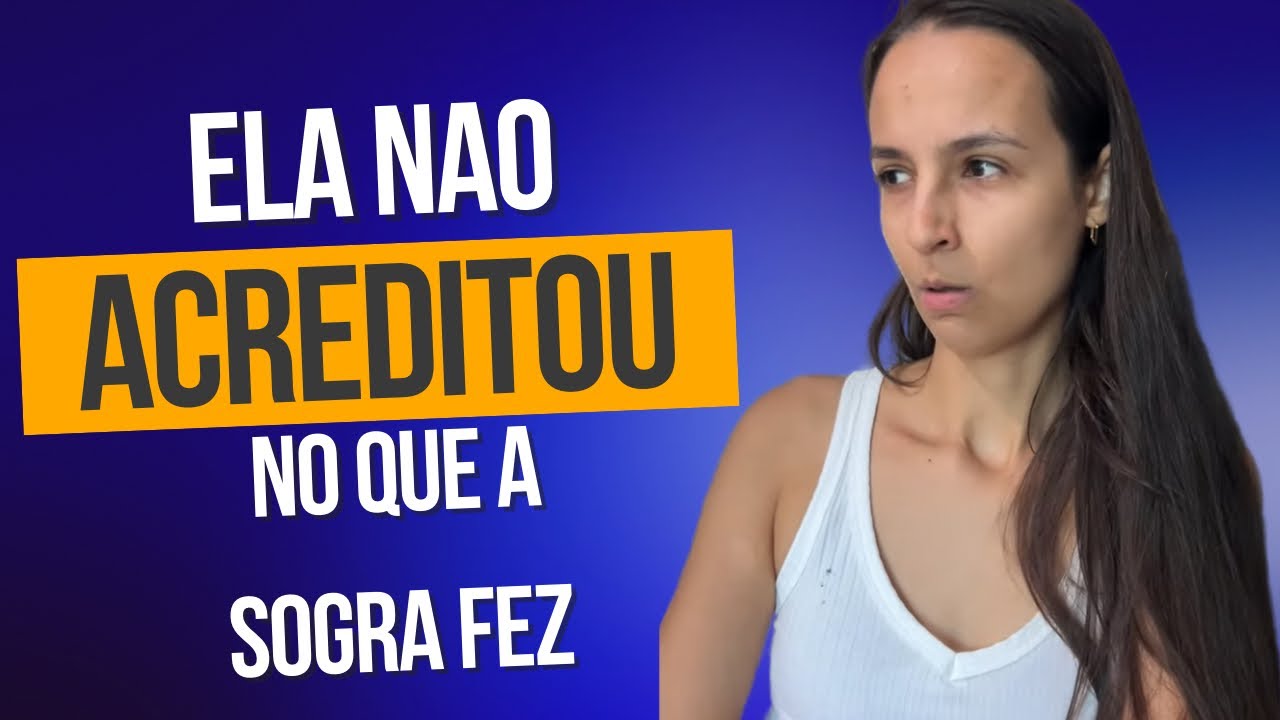 ela gostava de cuidar da vida da nora mas a nora deu um jeito nisso rapidinho