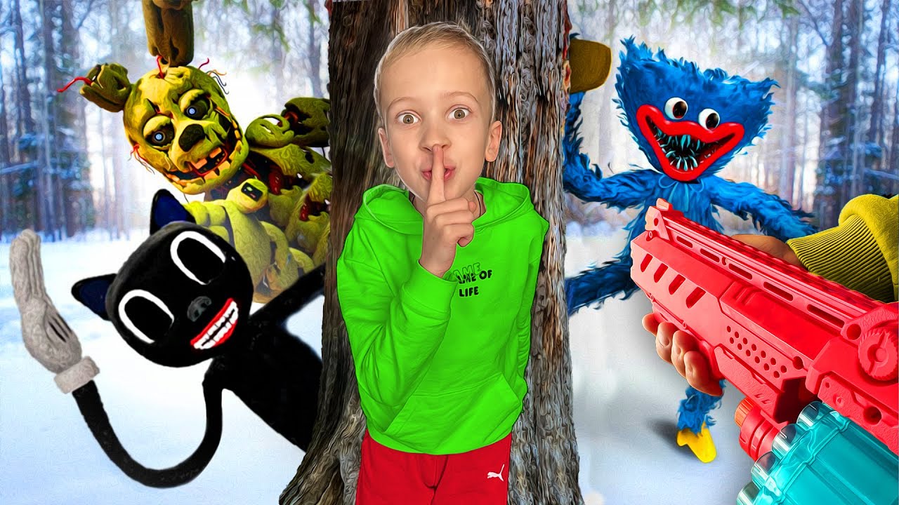 👻 MONȘTRI &icirc;n CASA noastră 🏠 Challenge la 2 MILIOANE de ABONAȚI 🥳