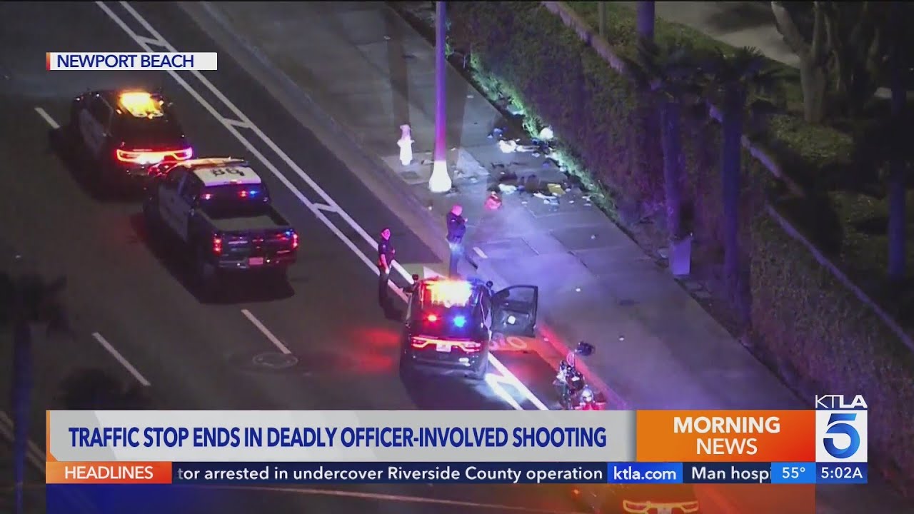 Traffic stop ends in deadly officer-involved shooting in Newport Beach