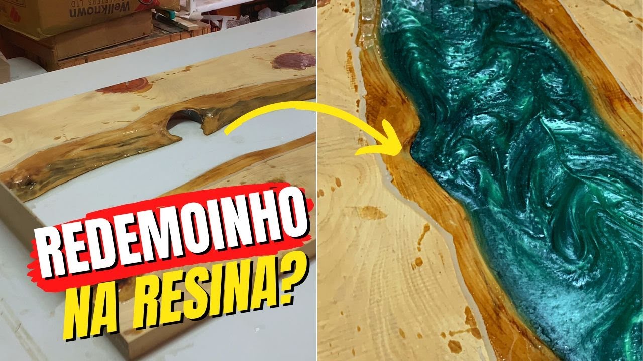 PASSO A PASSO DE MESAS RESINADAS - EXISTE UM JEITO CERTO DE DESPEJAR RESINA! (MUITOS NÃO FAZEM ISSO)