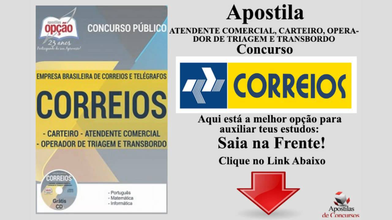 Apostila Correios ECT Agente de Correios 2016