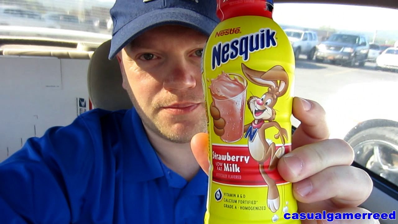 Reed Reviews Nesquik Strawberry Milk