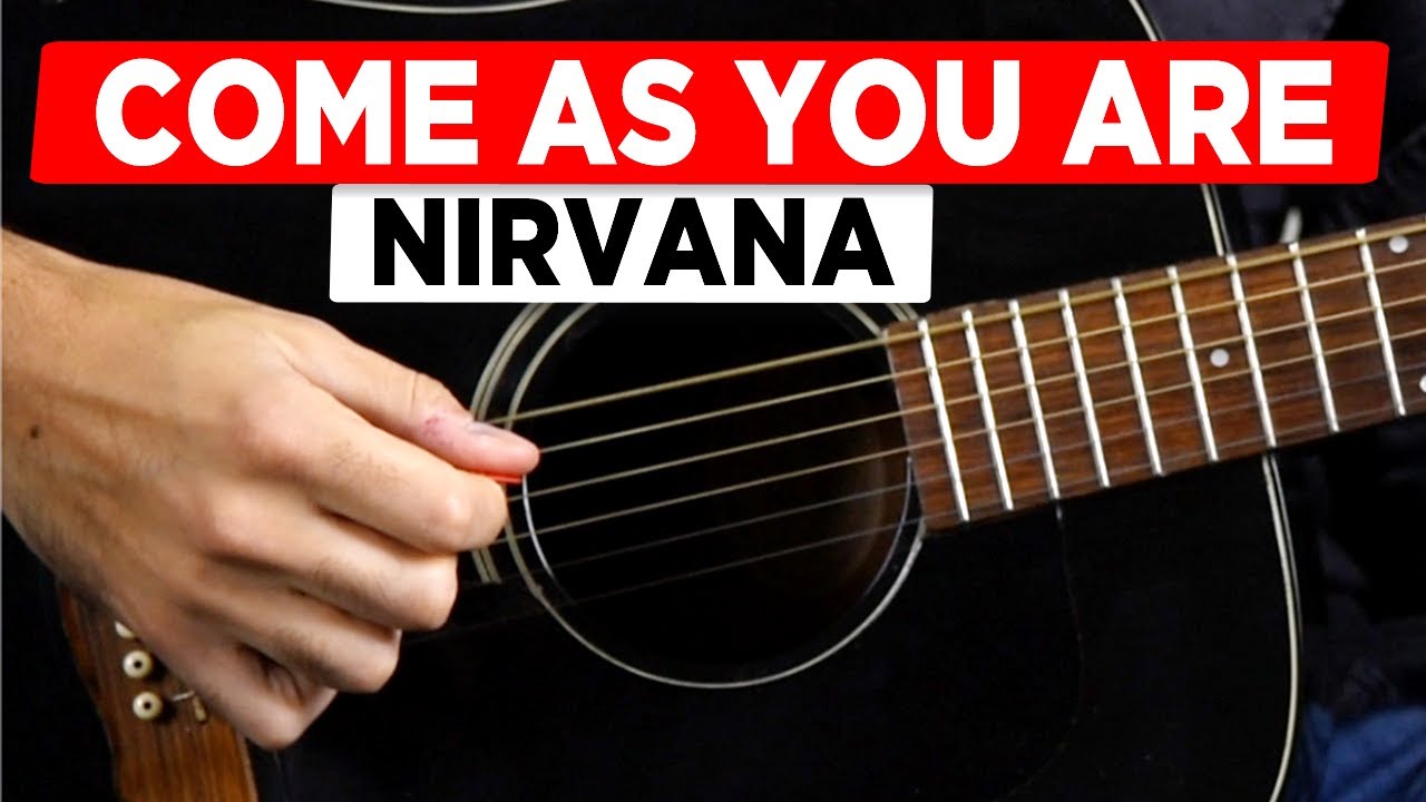 Guitar Tutorial - Nirvana - Come As You Are - easy & for beginner