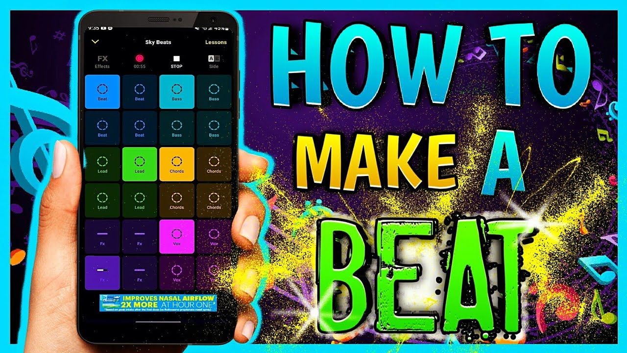 How to MAKE A BEAT using GROOVEPAD 2022