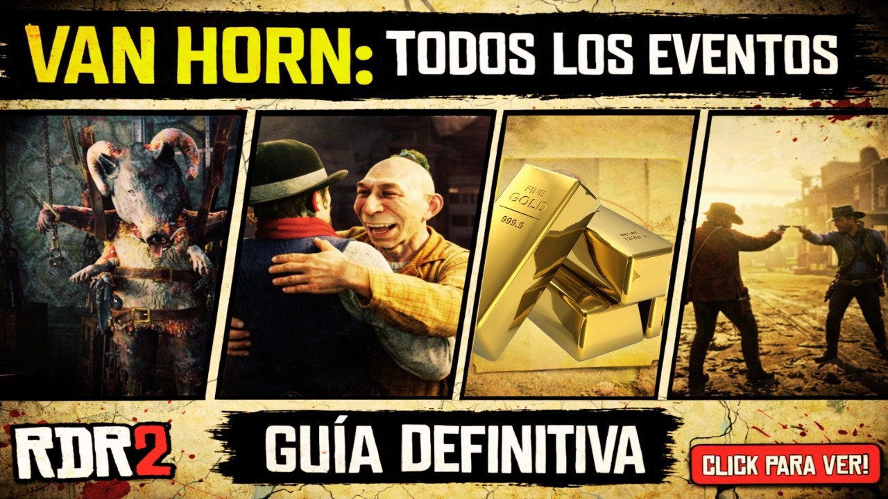 EVENTOS OCULTOS de VAN HORN que NI LOS VETERANOS CONOCEN  Red Dead Redemption 2