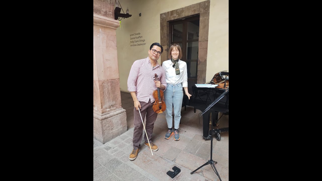 Meditation by Massenet Adolfo Alejo, violin, Alexandra Balog piano