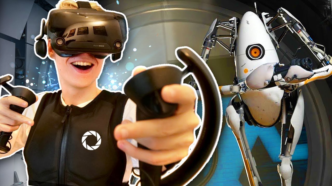 Valve Index Controllers - First Impressions (Aperture Hand Lab Gameplay)