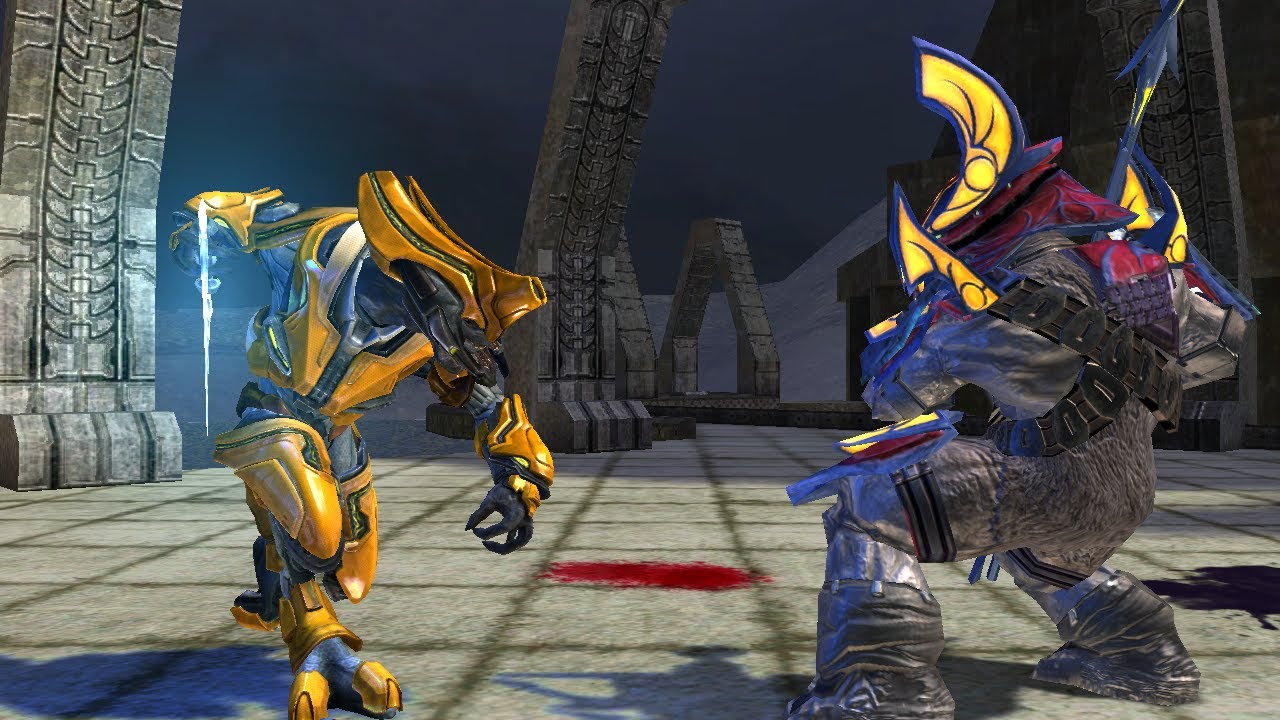 Halo Reach Elites VS. Halo 2 Brutes (Old Version)