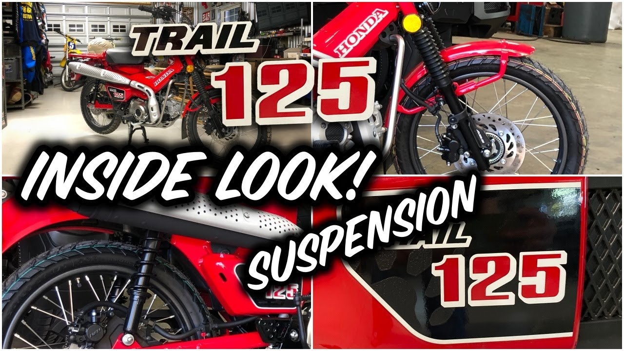 Honda Trail 125 Inside Look! | Suspension Walkaround | New CT-125 Overview Videos