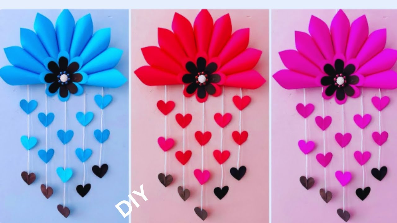 Beautiful Paper Wall Hanging / Paper Craft For Home Decoration / Easy Wall Hanging / DIY Ideas