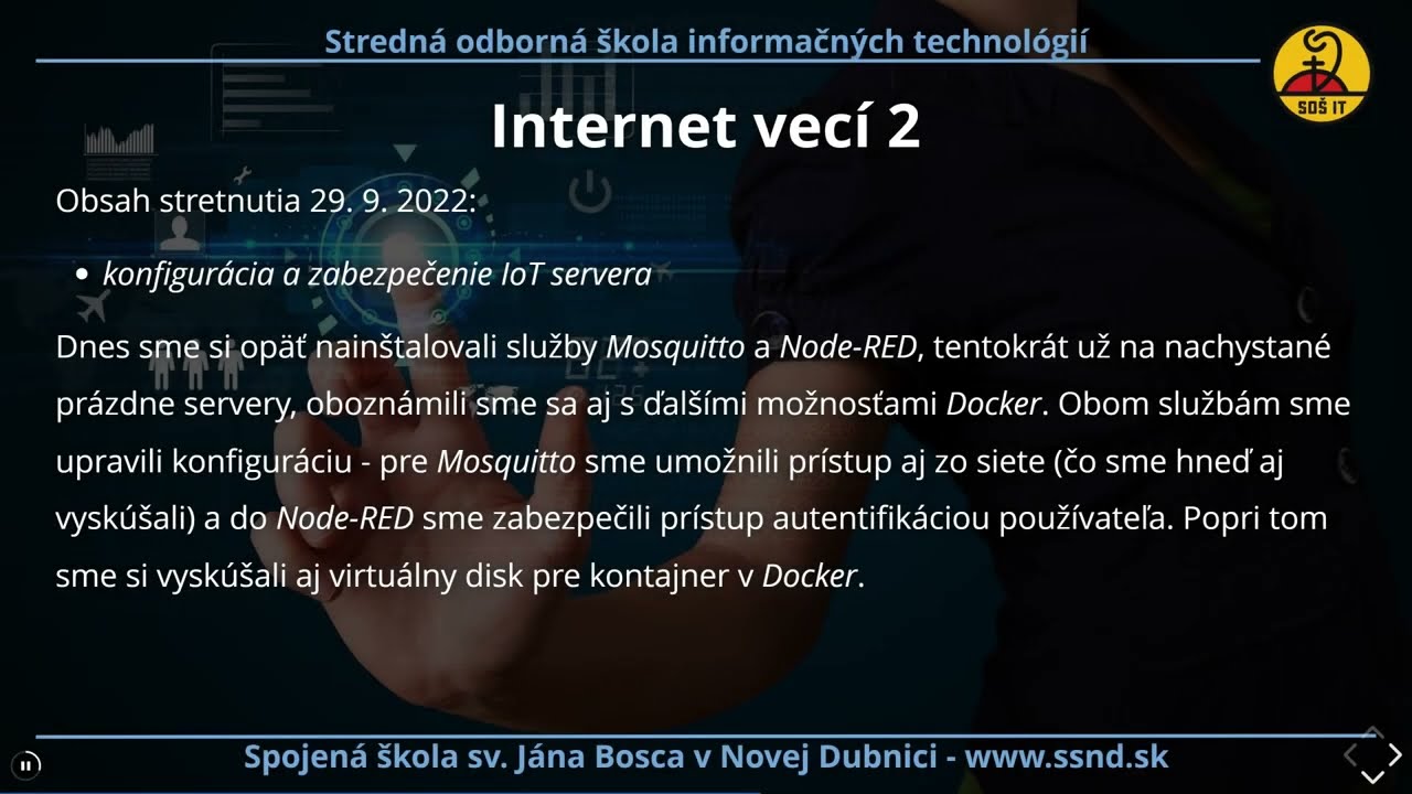 Internet vecí 2 - konfigurácia a zabezpečenie IoT servera