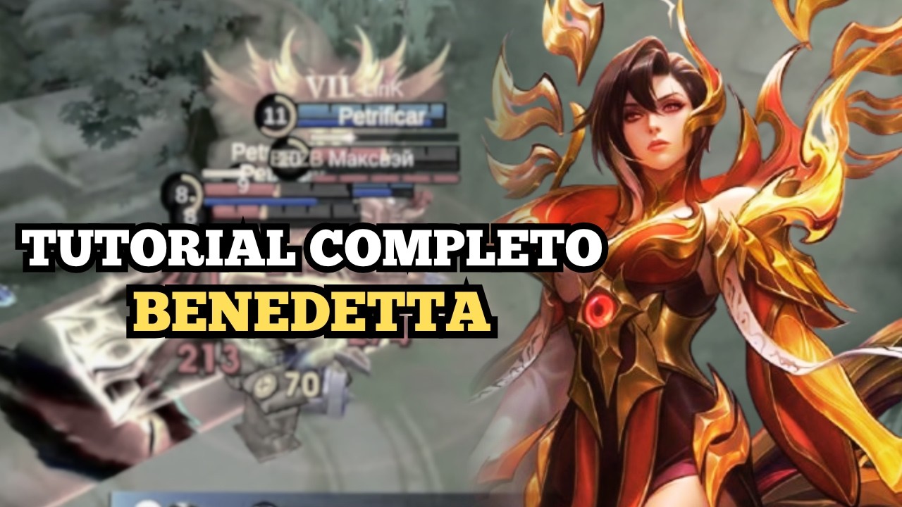 TUTORIAL BENEDETTA ATUALIZADO - Combos, Builds, Emblemas e Dicas | Mobile Legends