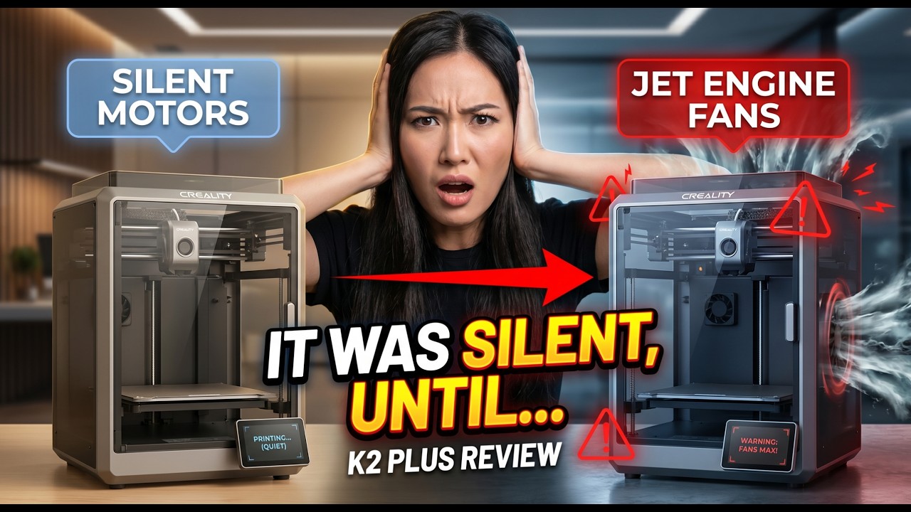 Creality K2 Plus Sounds Like a Server Room