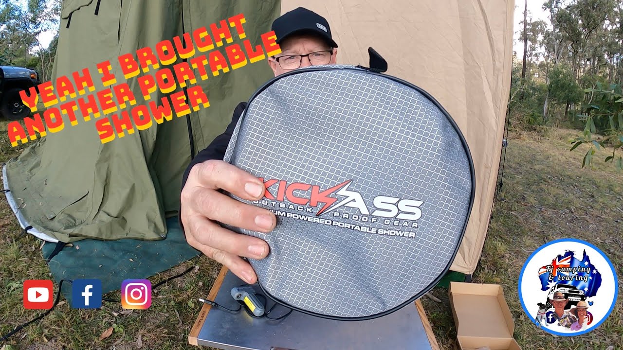 kickass portable lithium shower