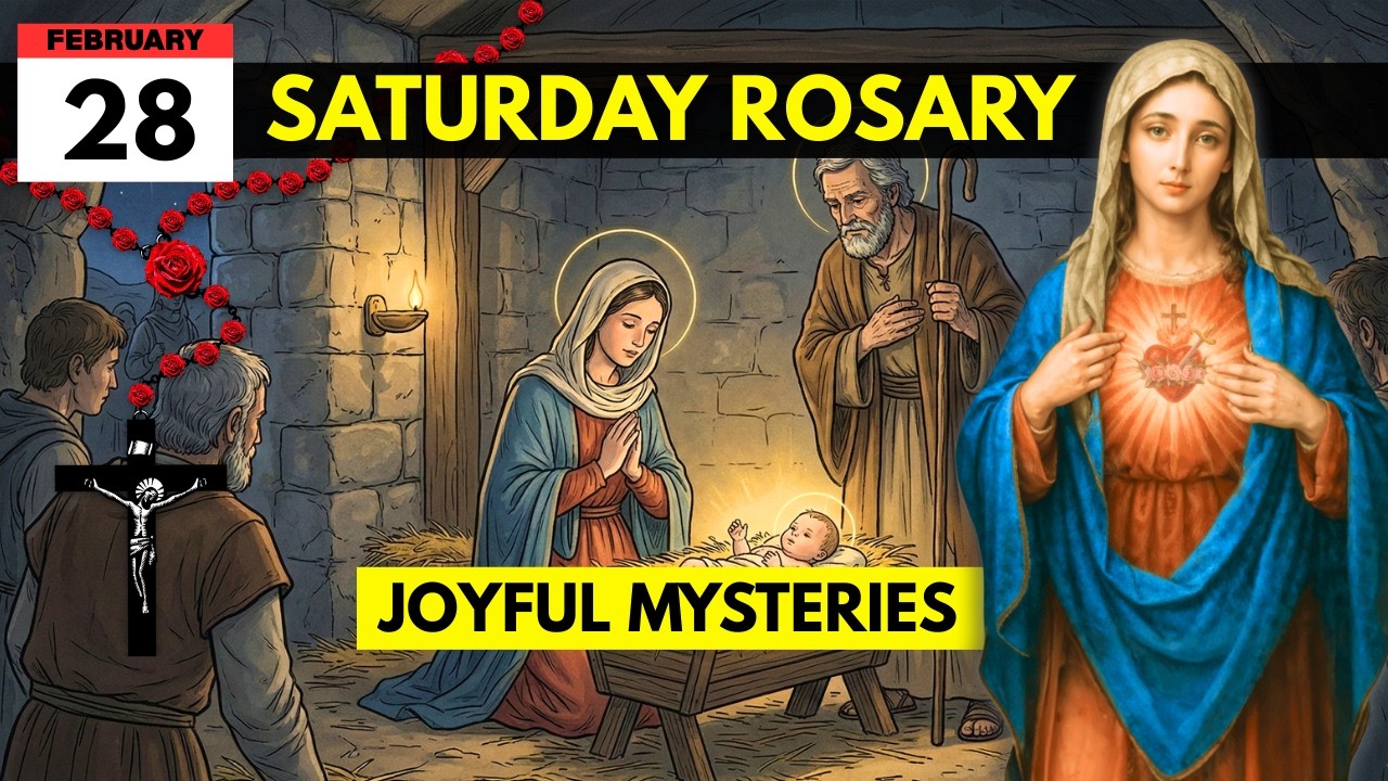 Praying the Holy Rosary today - February 28, 2026: The Joyful Mysteries The Fidelity to God's Will