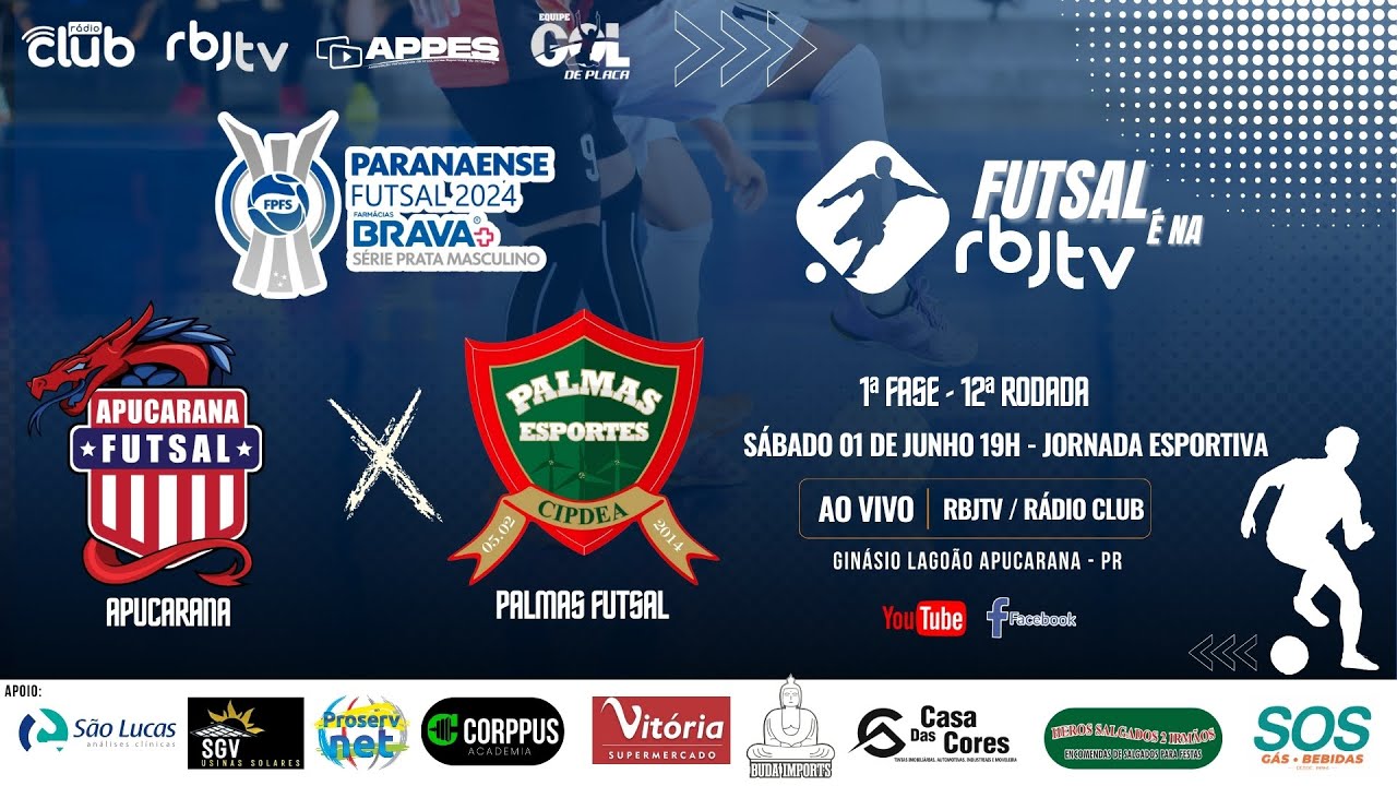 APUCARANA FUTSAL X PALMAS FUTSAL