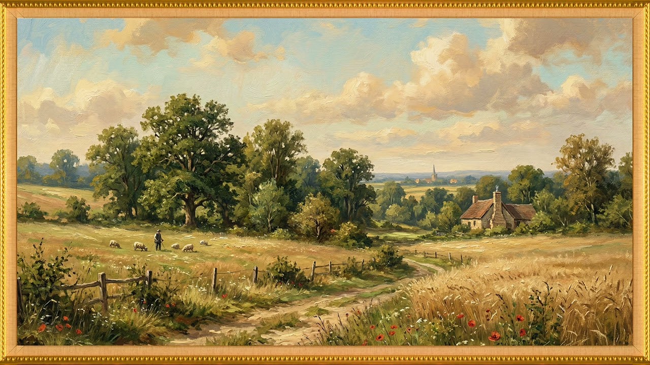Vintage Countryside Art for TV | Smart TV Art Screensaver | 2 Hours