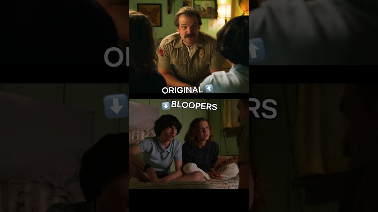 Stranger Things S3: Scene/Blooper |It's your grandma|
