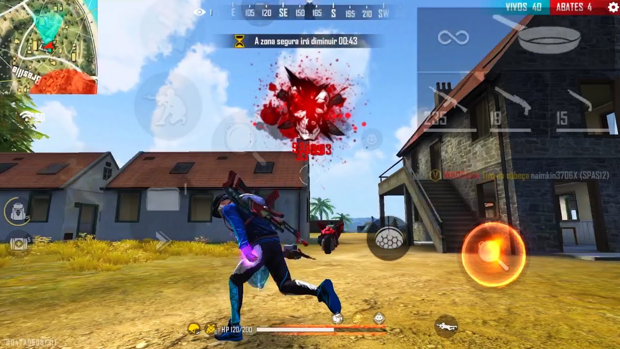 White FF Full Gameplay SPAS12 👽💗