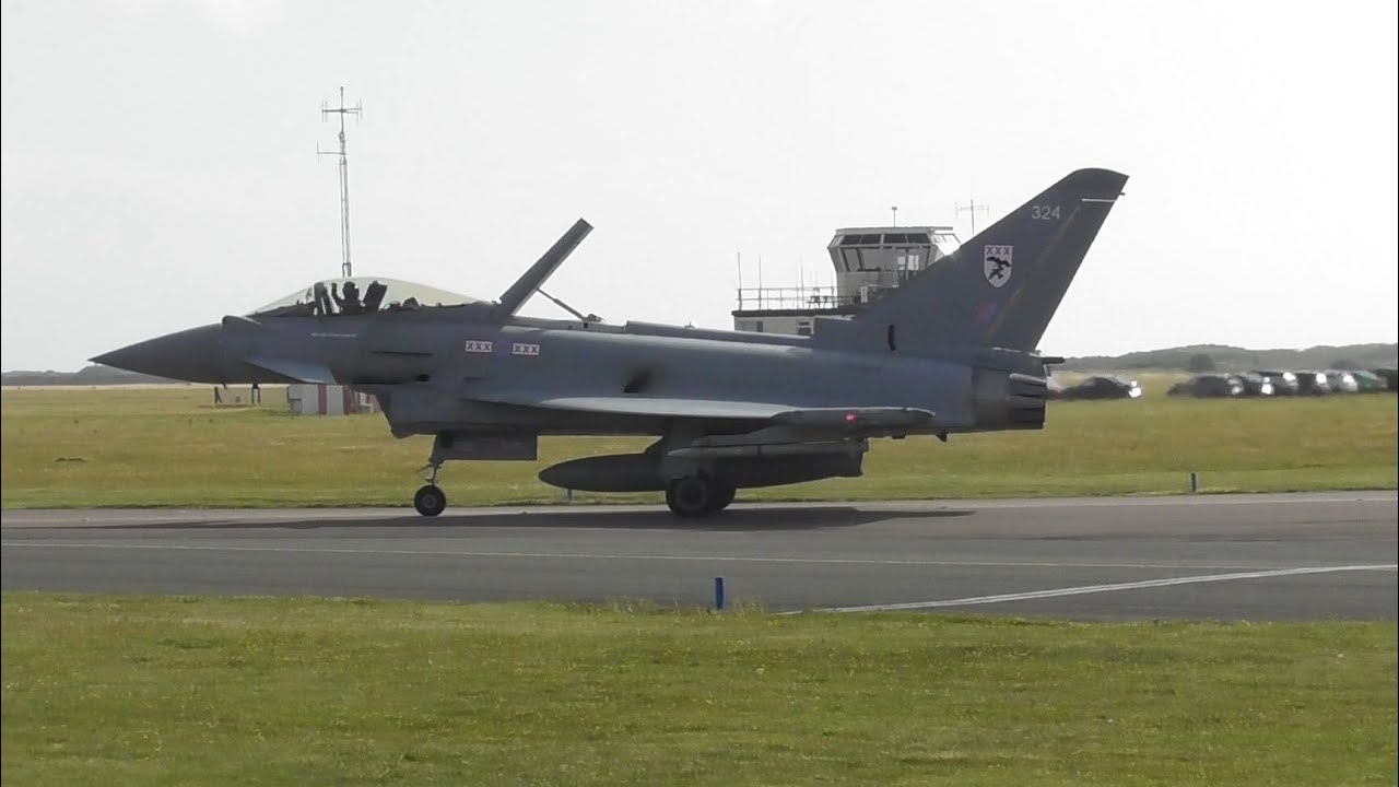 Blackpool Air Show Eurofighter Typhoon RAF Red Arrows Avro Lancaster Spectacular Highlights 2025 UK