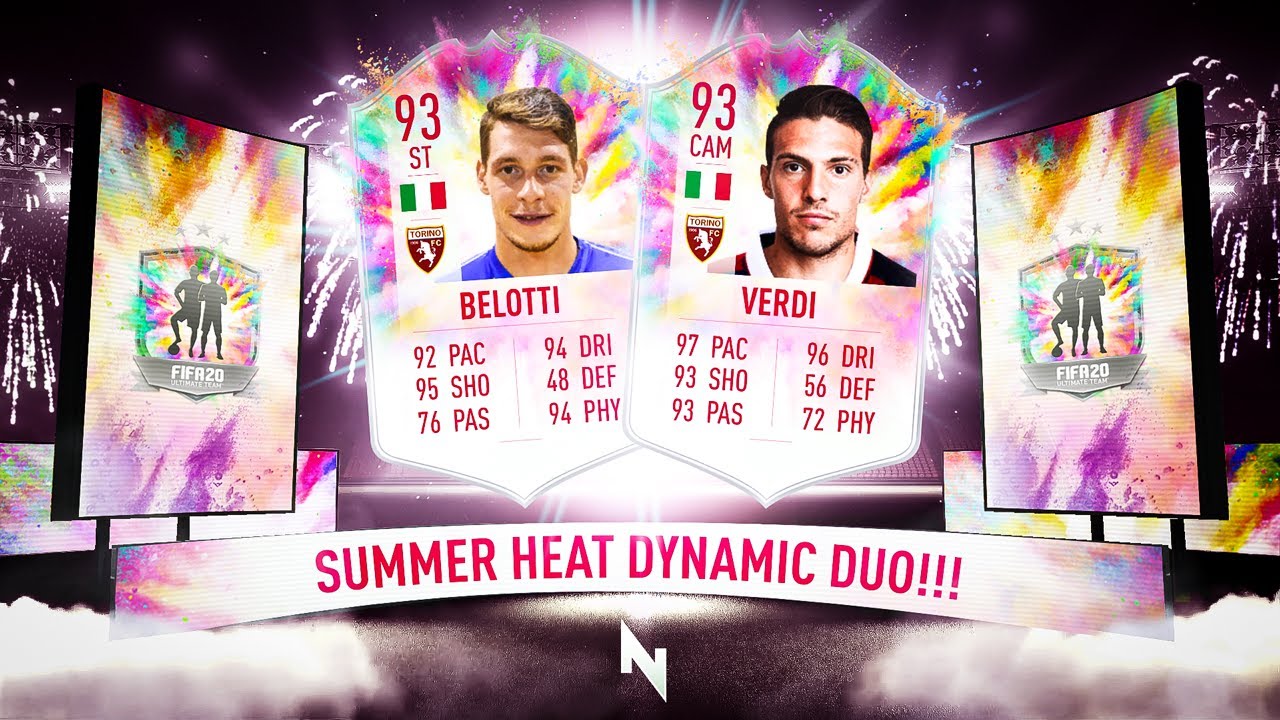 INSANE DYNAMIC DUO - BELOTTI & VERDI SUMMER HEAT SBC! - FIFA 20 Ultimate Team