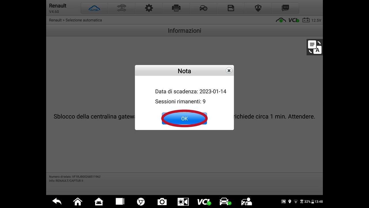 Sblocco renault gateway ZGW