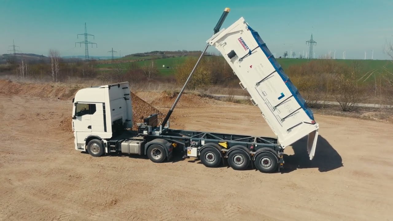 Wechsel-Kipp-Schüttgutcontainer W.KI für den intermodalen Transport - Schmitz Cargobull [deutsch]