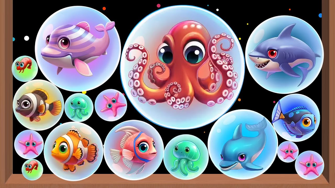 Marine Merge - Watermelon Fish (Ocean Evolution) Fish Game - Merge Whale, Merge Puzzle! Merge Shark