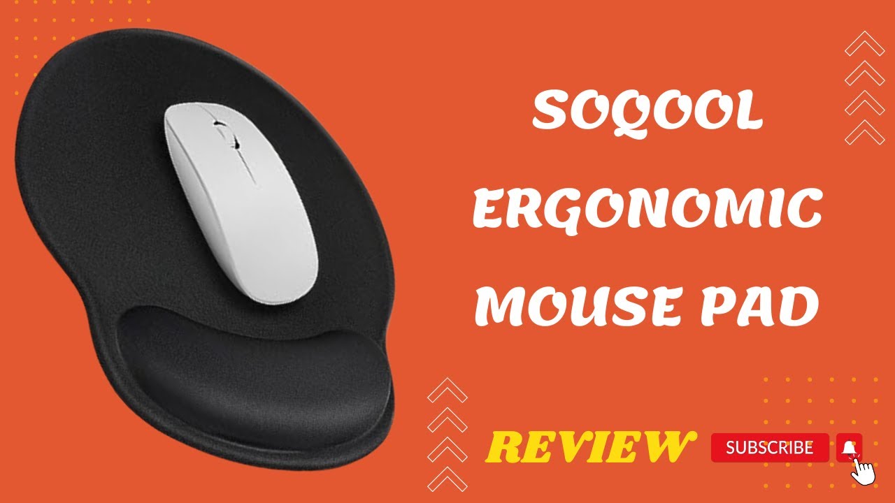 Ergonomic Comfort: Soqool Ergonomic Gel Wrist Rest Mouse Pad Review