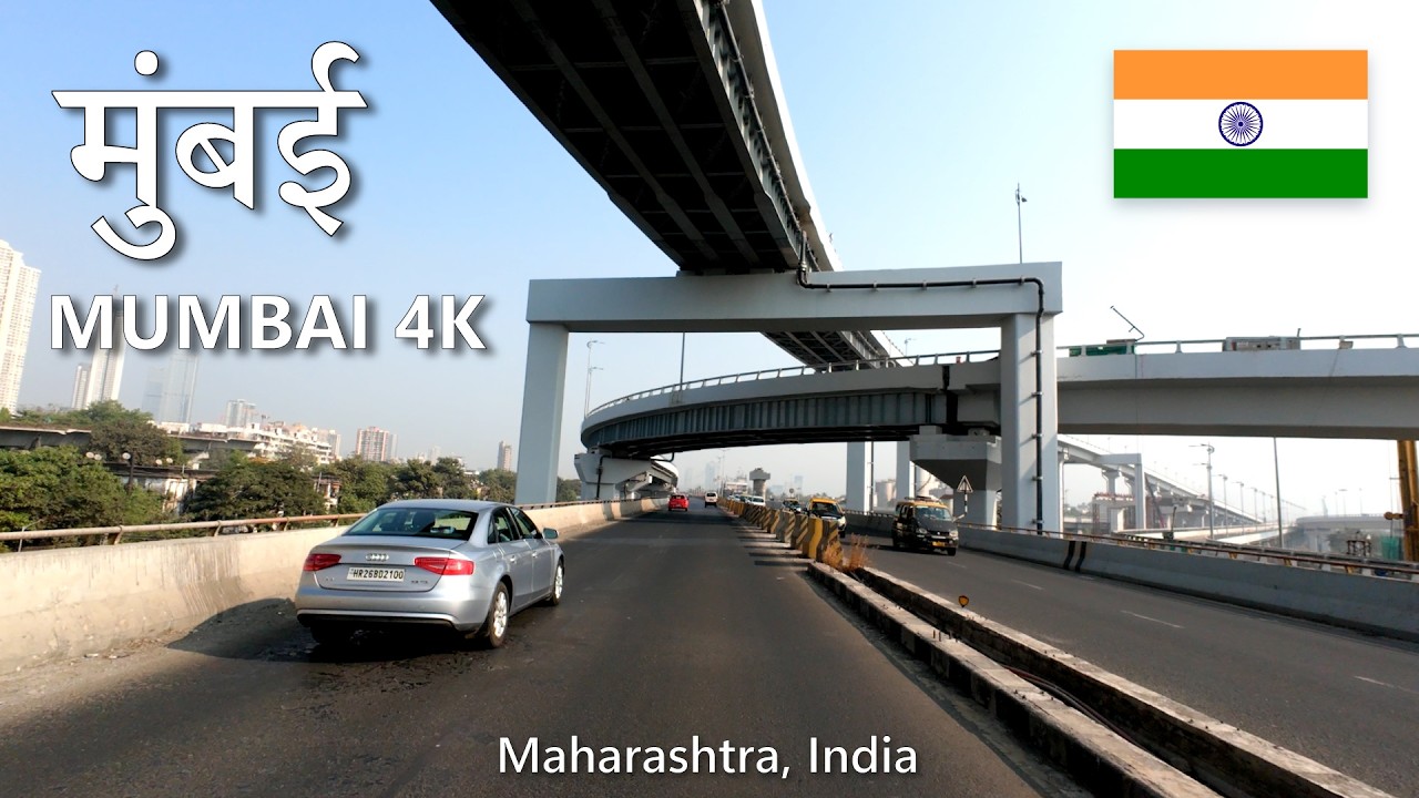 Explore Mumbai: Driving On The Eastern Freeway From Byculla To Vikhroli in 4K HDR