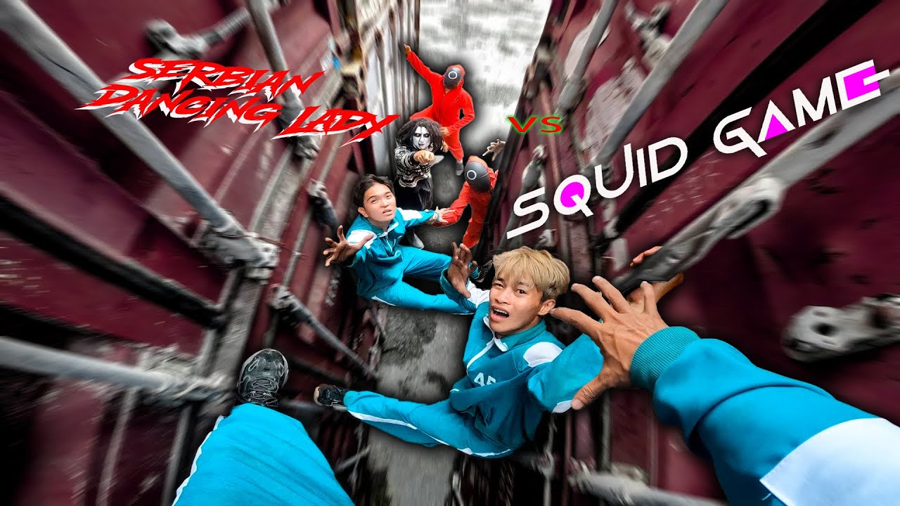 PARKOUR POV vs SQUID GAME ( PRISONER'S PLACE ) SERBIAN DANCING LADY