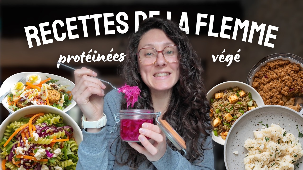 Manger sain quand on n'a pas le temps (recettes de la flemme)