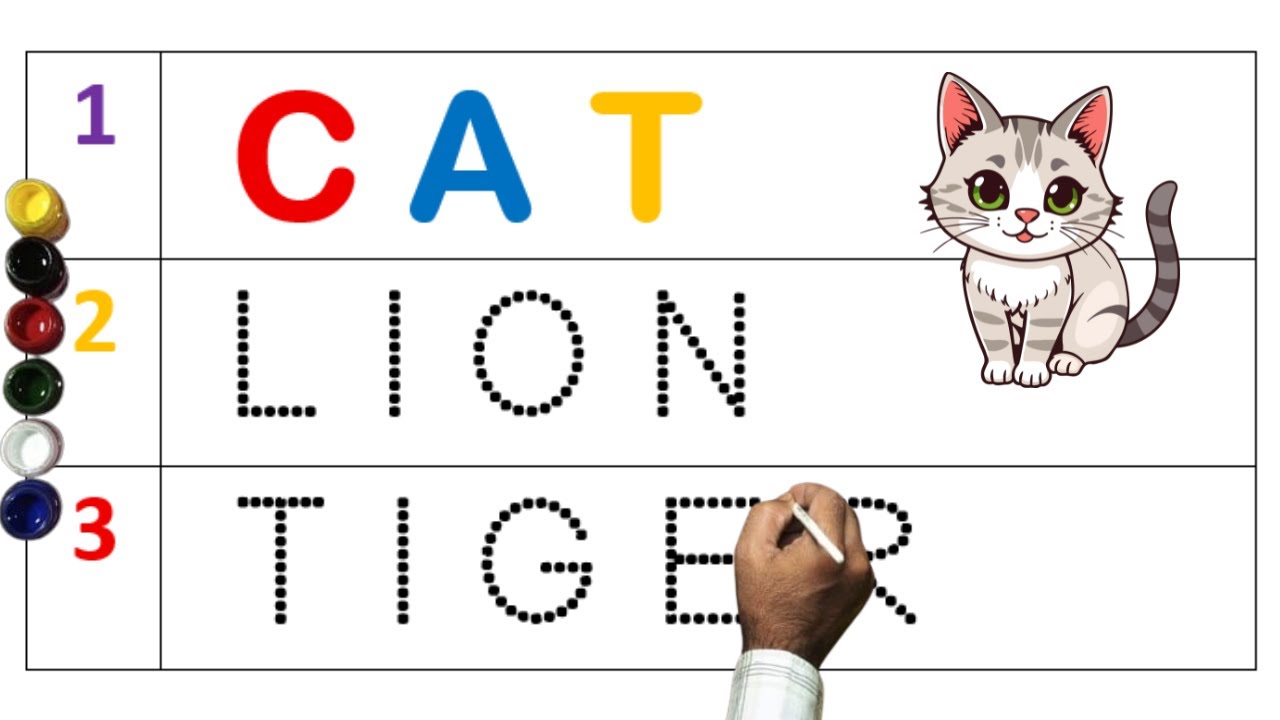 Learn Animal Names | Cat Lion & More | Kids Learning |পশুর নাম শিখি | Ep 05