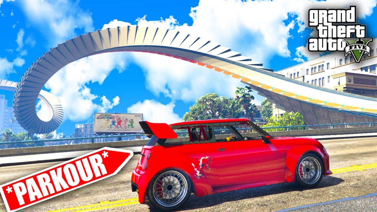 GTA 5 Online - Zrobiłem to PRAWIE za pierwszym razem! *PARKOUR* - Shepard, Hogaty, Sylo, Norbi