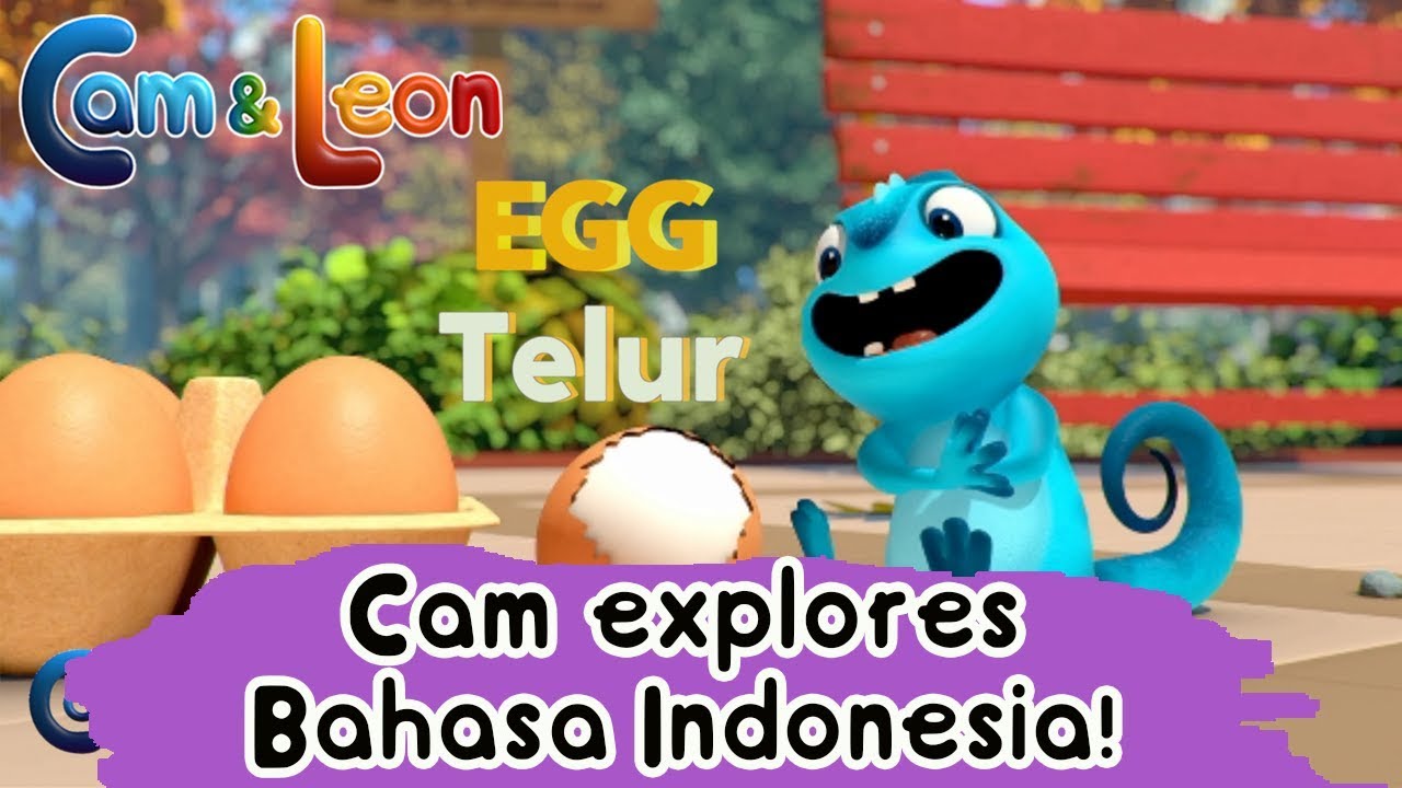 Cam & Leon | Cam Explores His Favourite Food in Bahasa Indonesia | Funny Cartoon | Cartoon for Kids
