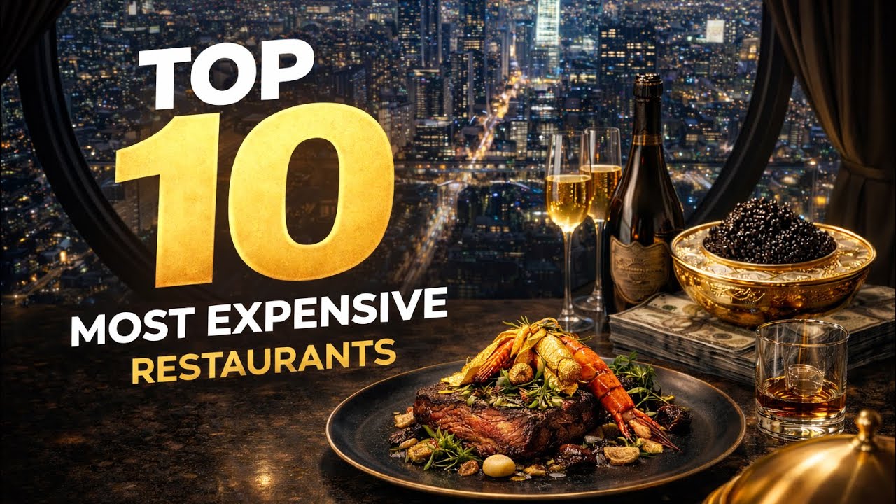 Top 10 Most Expensive Restaurants in the World 🍽️