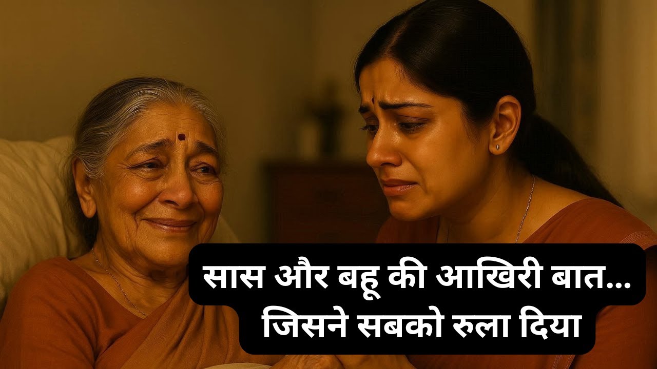 सास और बहू की आखिरी बात… जिसने सबको रुला दिया | Heart Touching Saas Bahu Story | Emotional Kahani