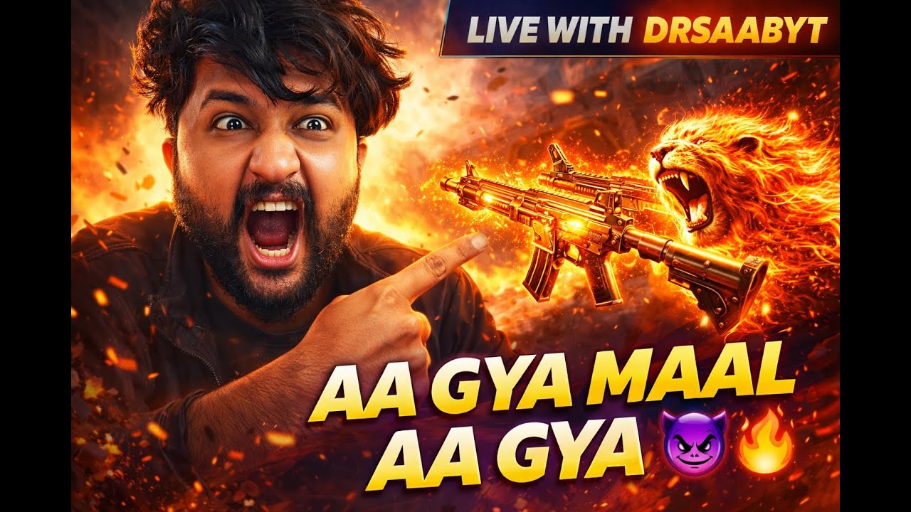 FULL RUSH GAMEPLAY ✅ BGMI LIVE 🔥DrSaabYT Style 🔥 OP